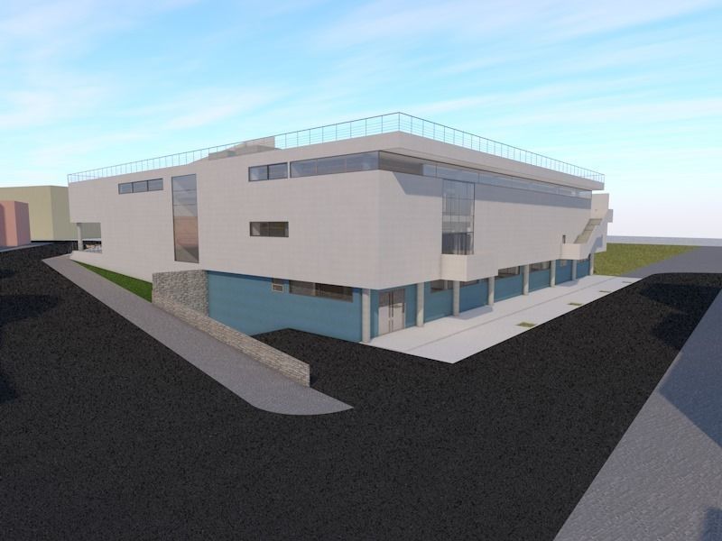 ARCHITECTURAL MUSEUM for Archicad with plans obj and fbx  3D model_5