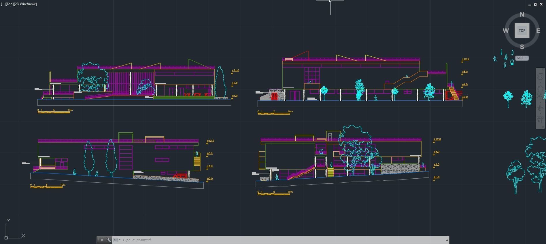 ARCHITECTURAL MUSEUM for Archicad with plans obj and fbx  3D model_19