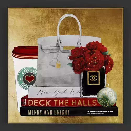 Pictures262 deck halls - art Low-poly 3D model