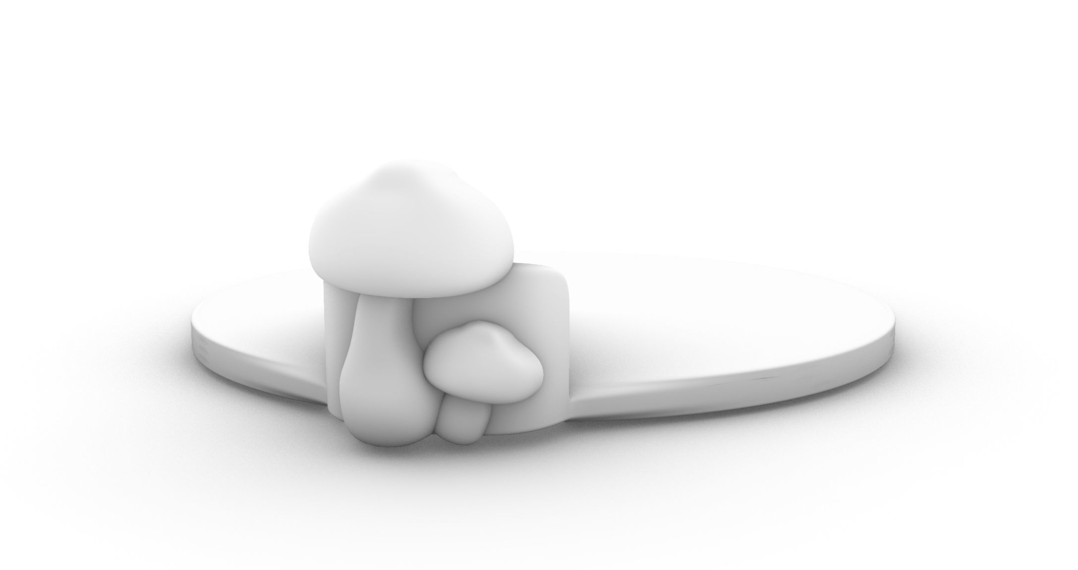 condition marker stacking plates bone chain mushroom 3D print model_6