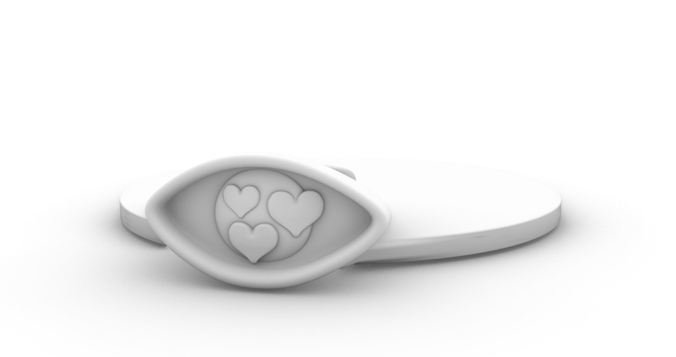 condition marker stacking plates charmed inspired invisible 3D print model_2