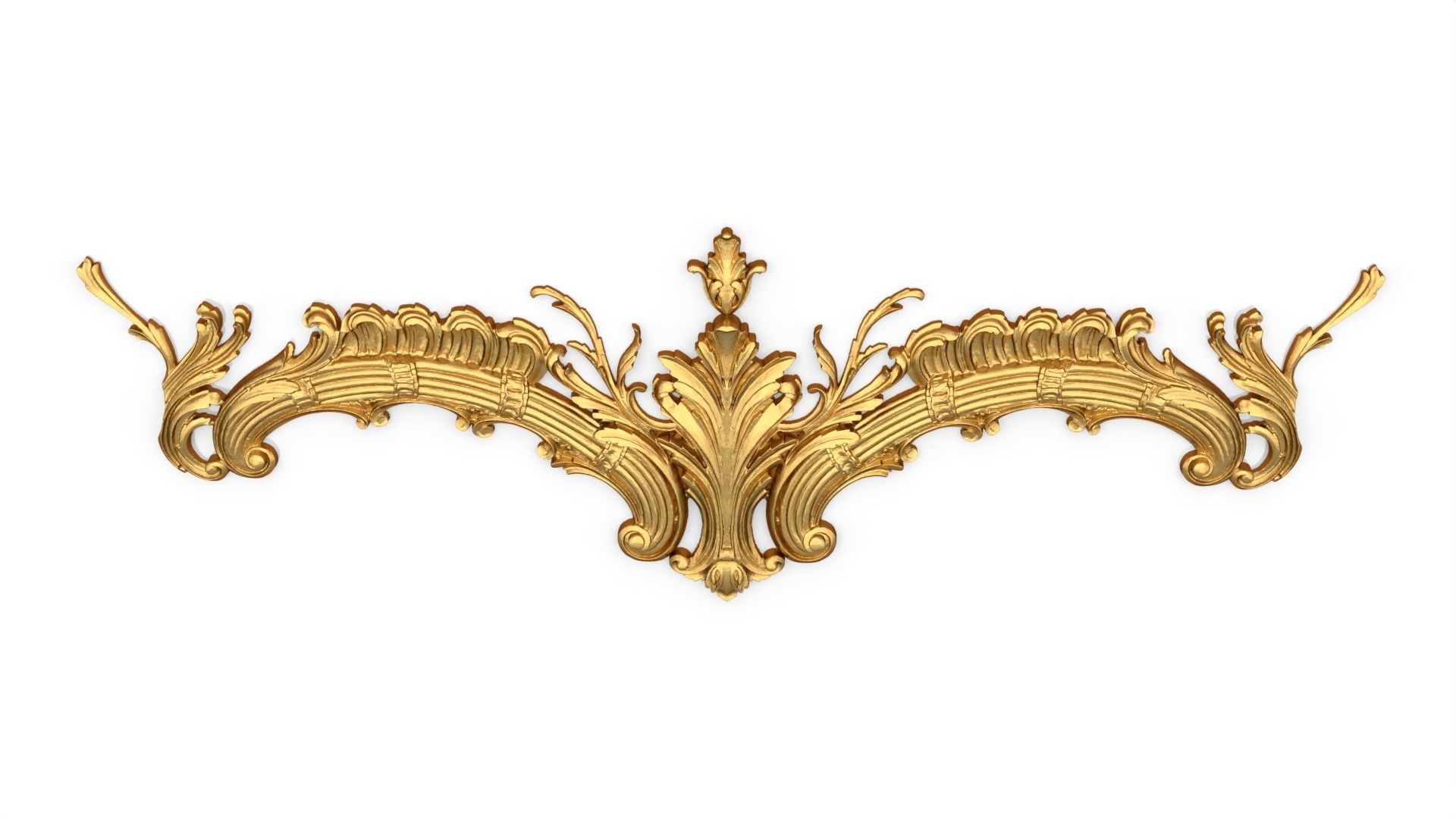 Classic decor ornament 127 3D model_4