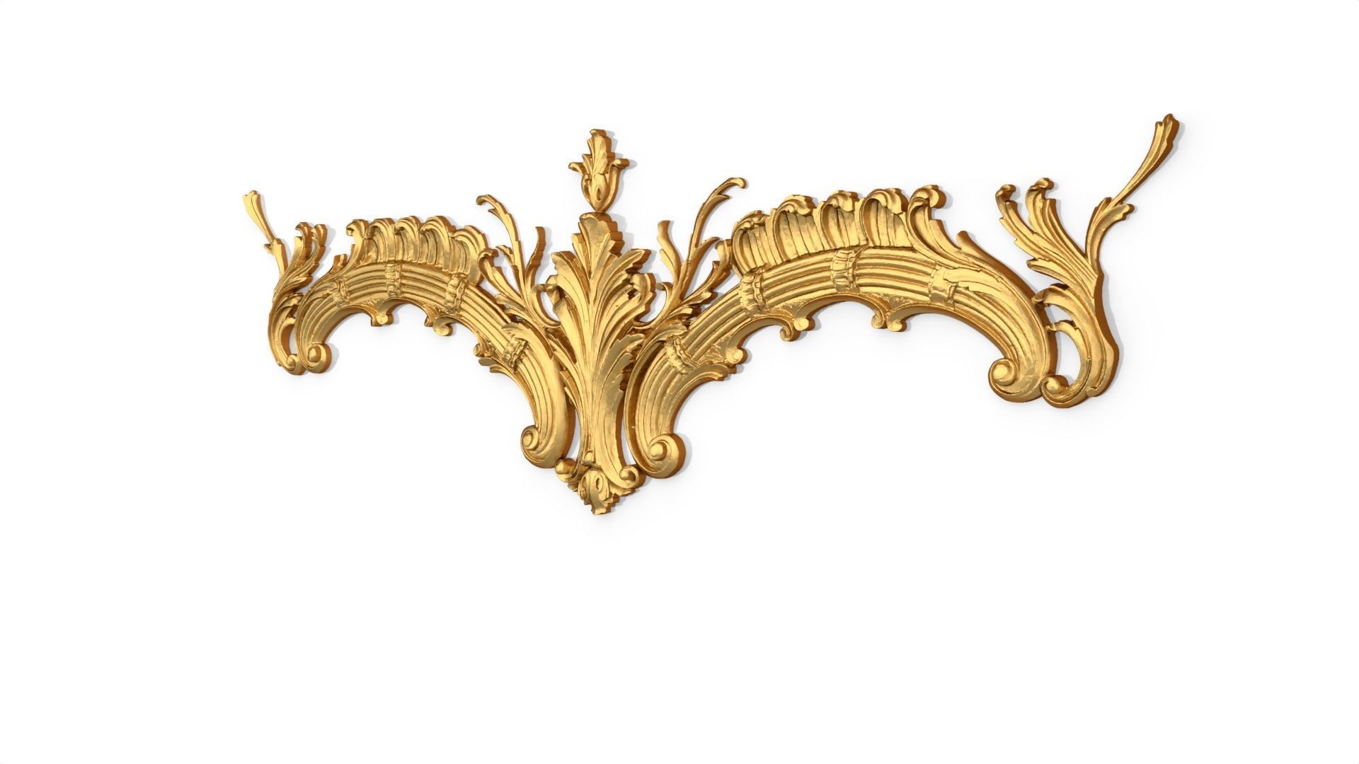 Classic decor ornament 127 3D model_2