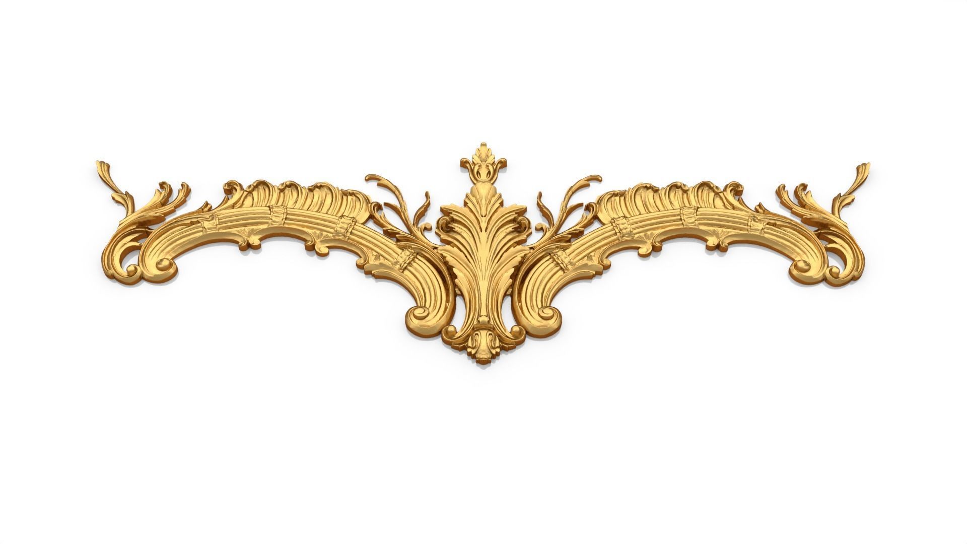 Classic decor ornament 127 3D model_3