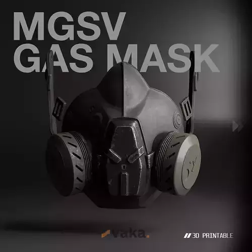 Metal Gear Solid V - Gas Mask 3D Model for Print 3D print model