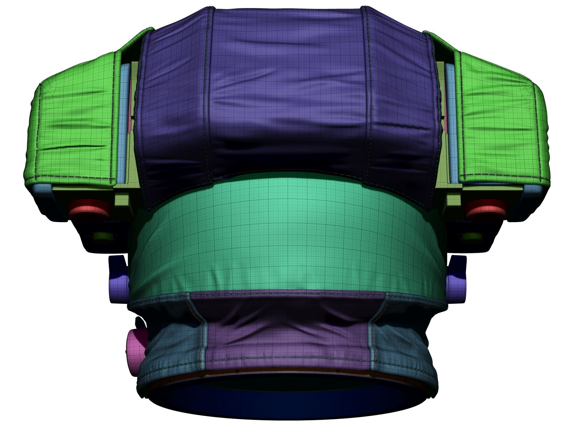 Astronaut Space Helmet - High Poly 3D model_18