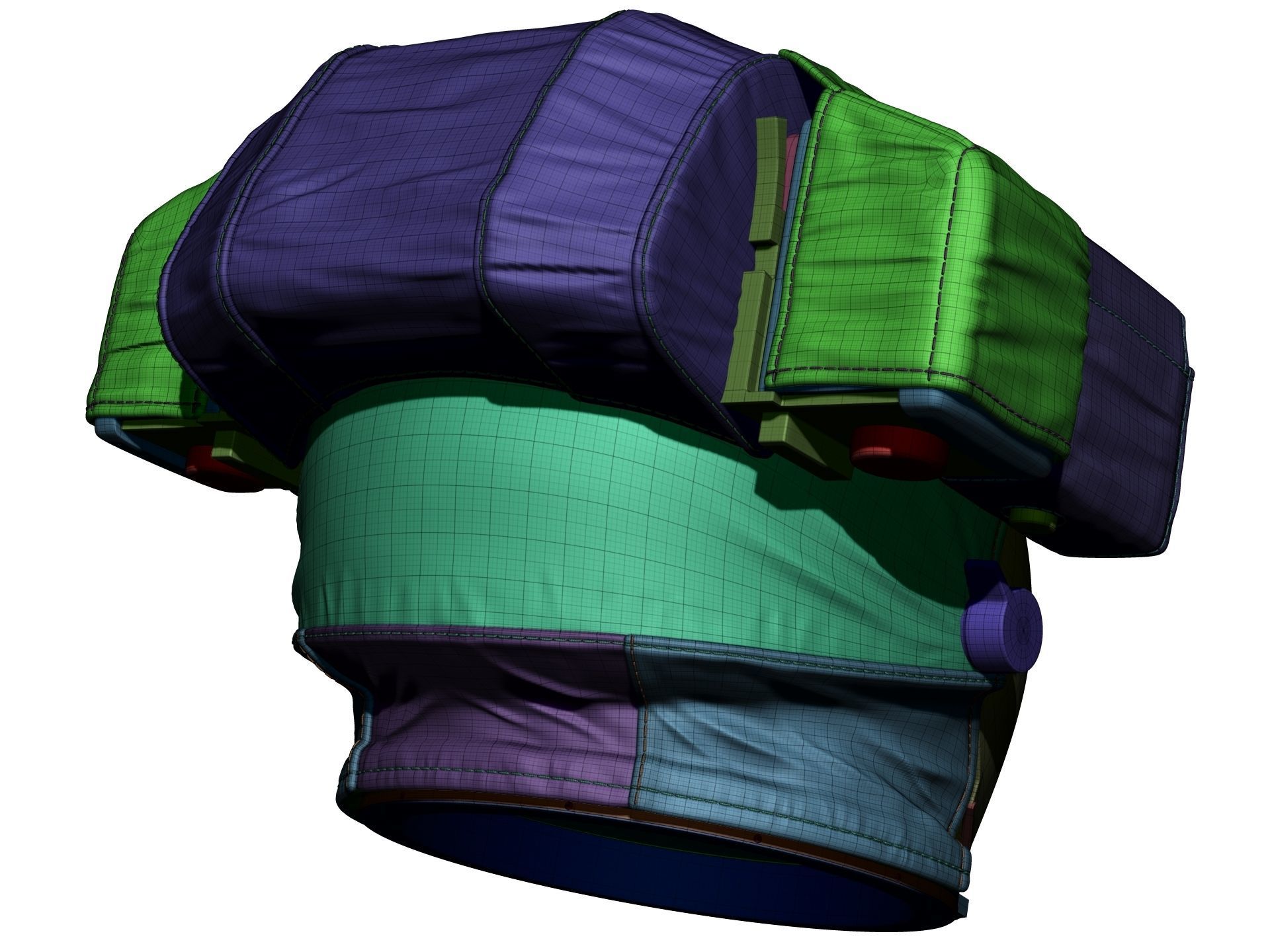 Astronaut Space Helmet - High Poly 3D model_17