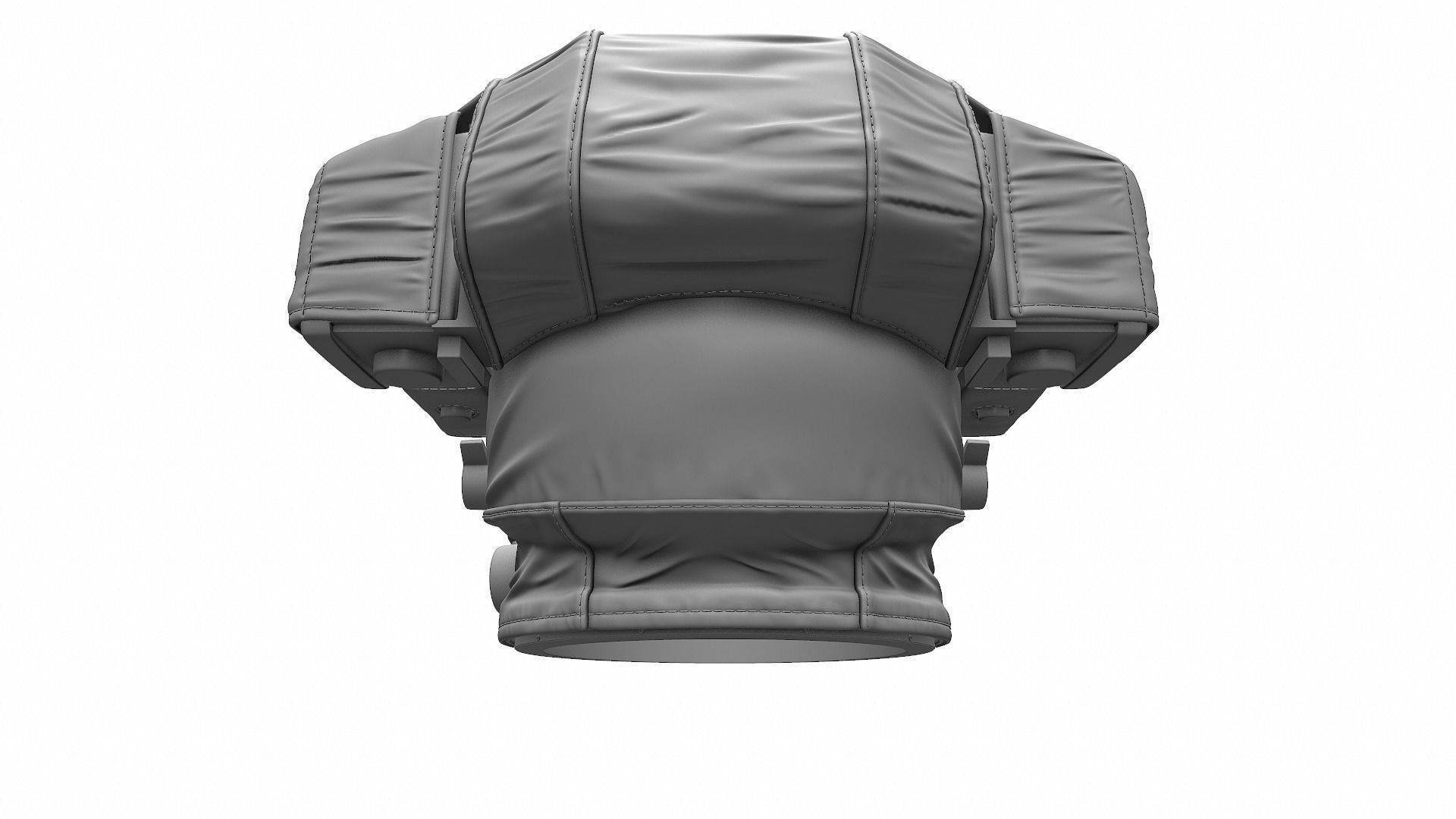 Astronaut Space Helmet - High Poly 3D model_5