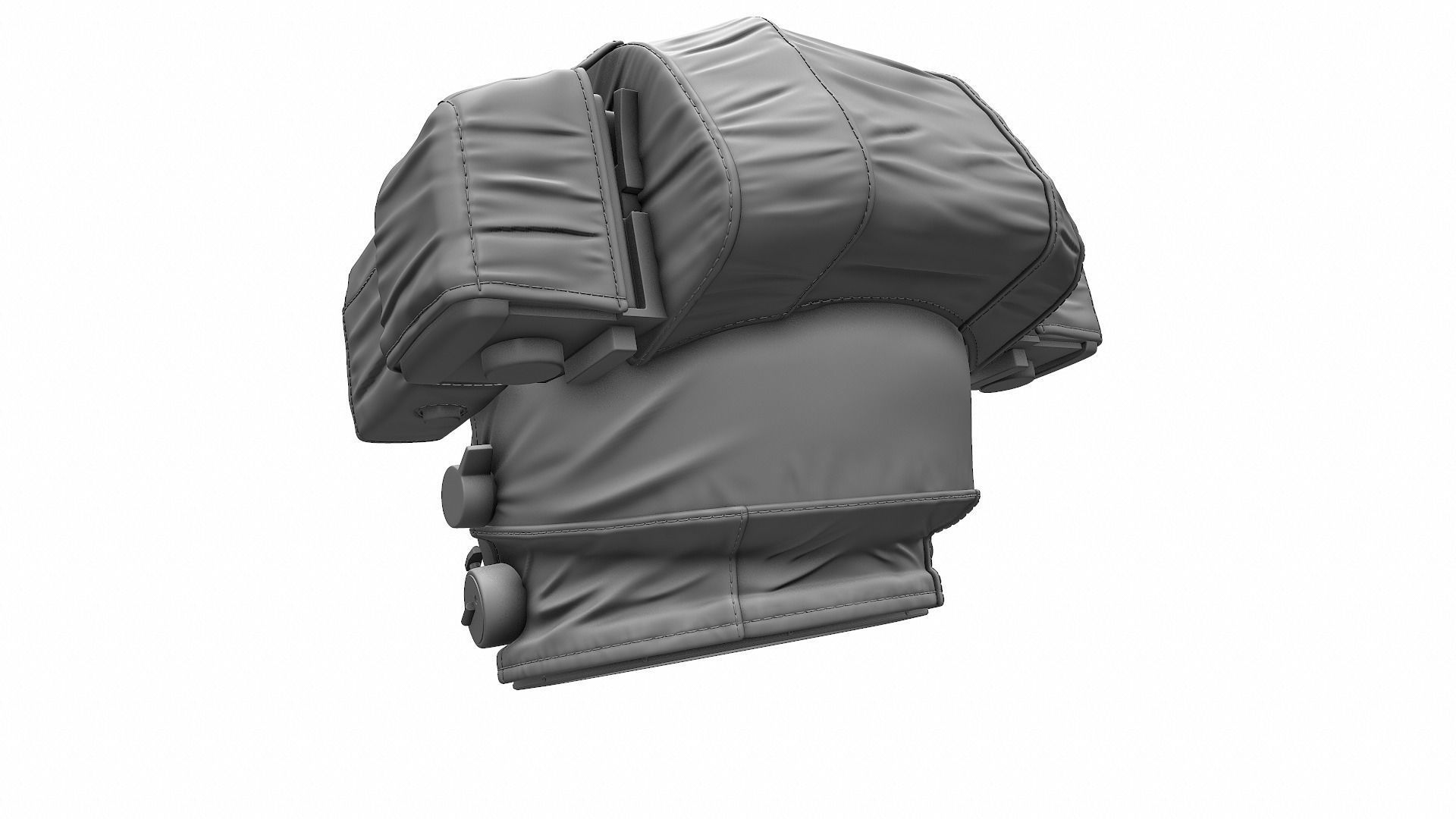 Astronaut Space Helmet - High Poly 3D model_6