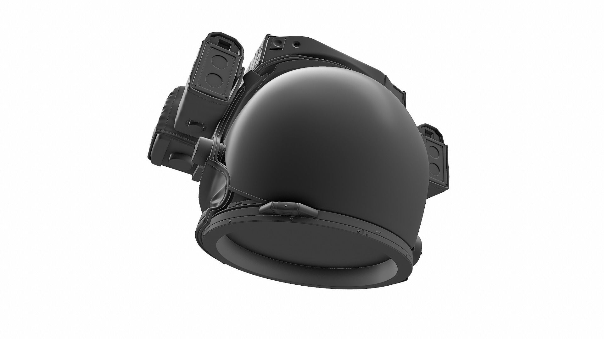 Astronaut Space Helmet - High Poly 3D model_12