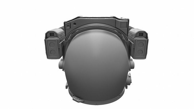 Astronaut Space Helmet - High Poly 3D model