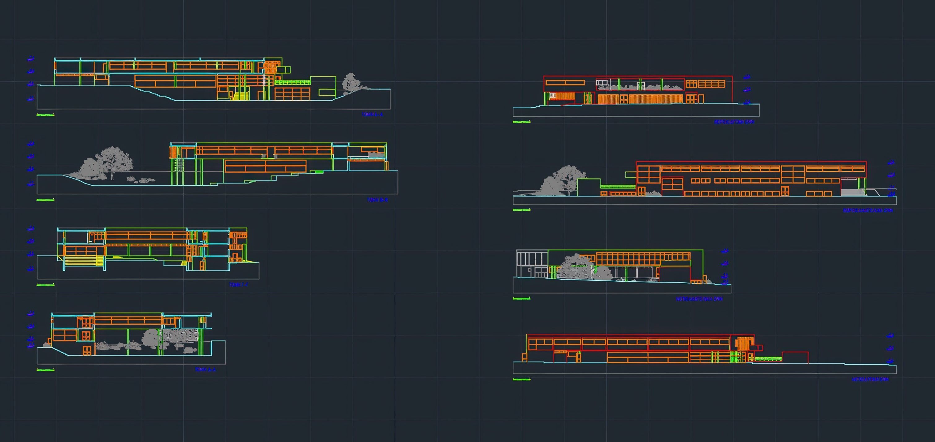 PUBLIC ELEMENTARY SCHOOL for Archicad with plans obj and fbx 3D model_25