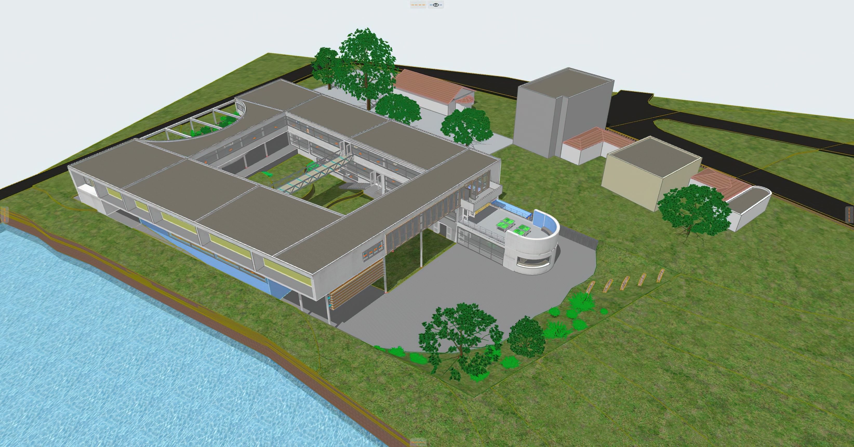 PUBLIC ELEMENTARY SCHOOL for Archicad with plans obj and fbx 3D model_21