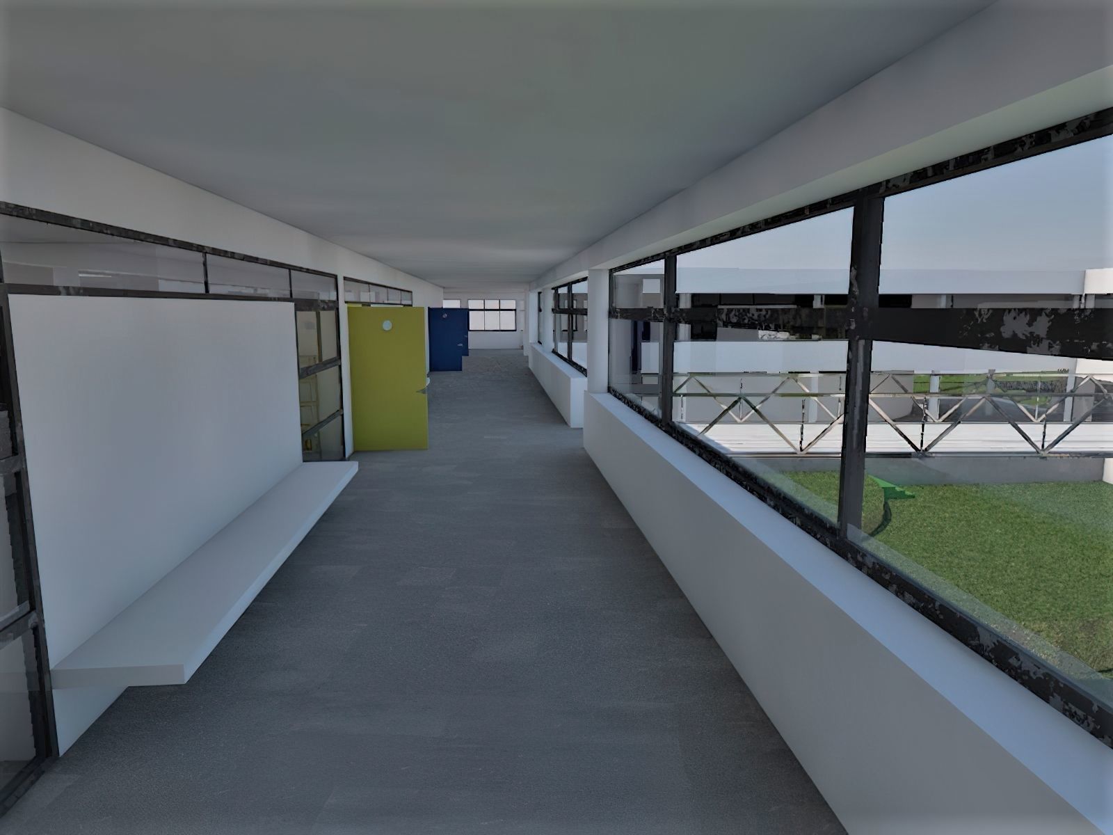 PUBLIC ELEMENTARY SCHOOL for Archicad with plans obj and fbx 3D model_11