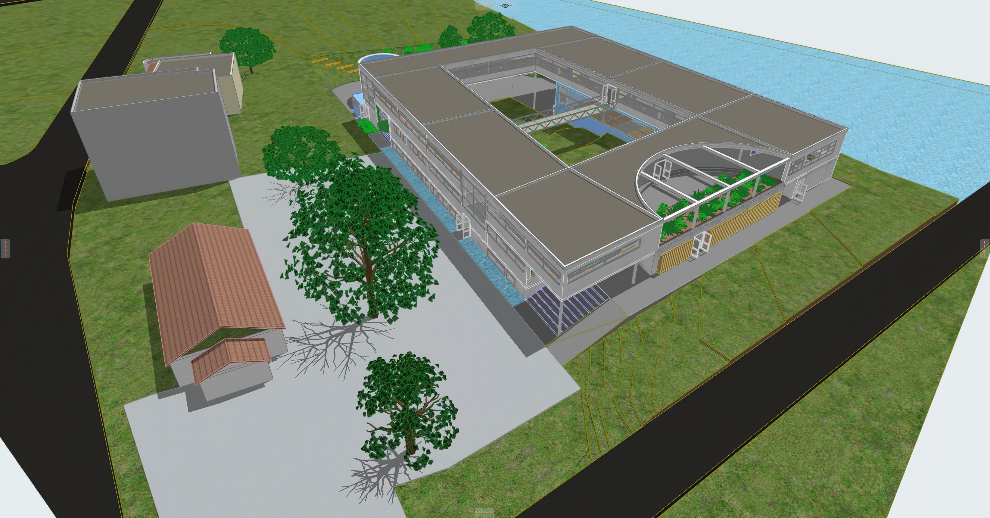 PUBLIC ELEMENTARY SCHOOL for Archicad with plans obj and fbx 3D model_20