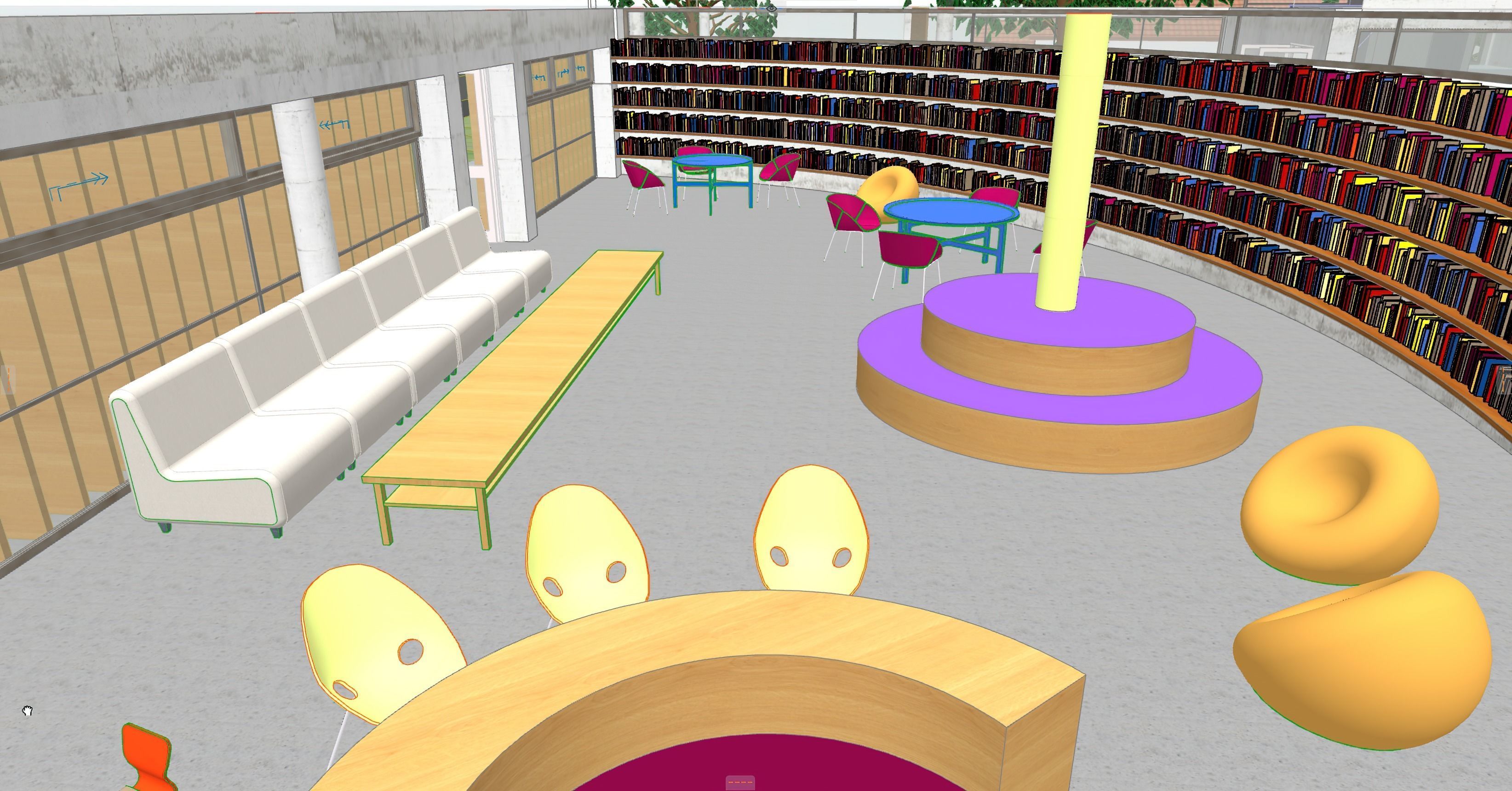 PUBLIC ELEMENTARY SCHOOL for Archicad with plans obj and fbx 3D model_13