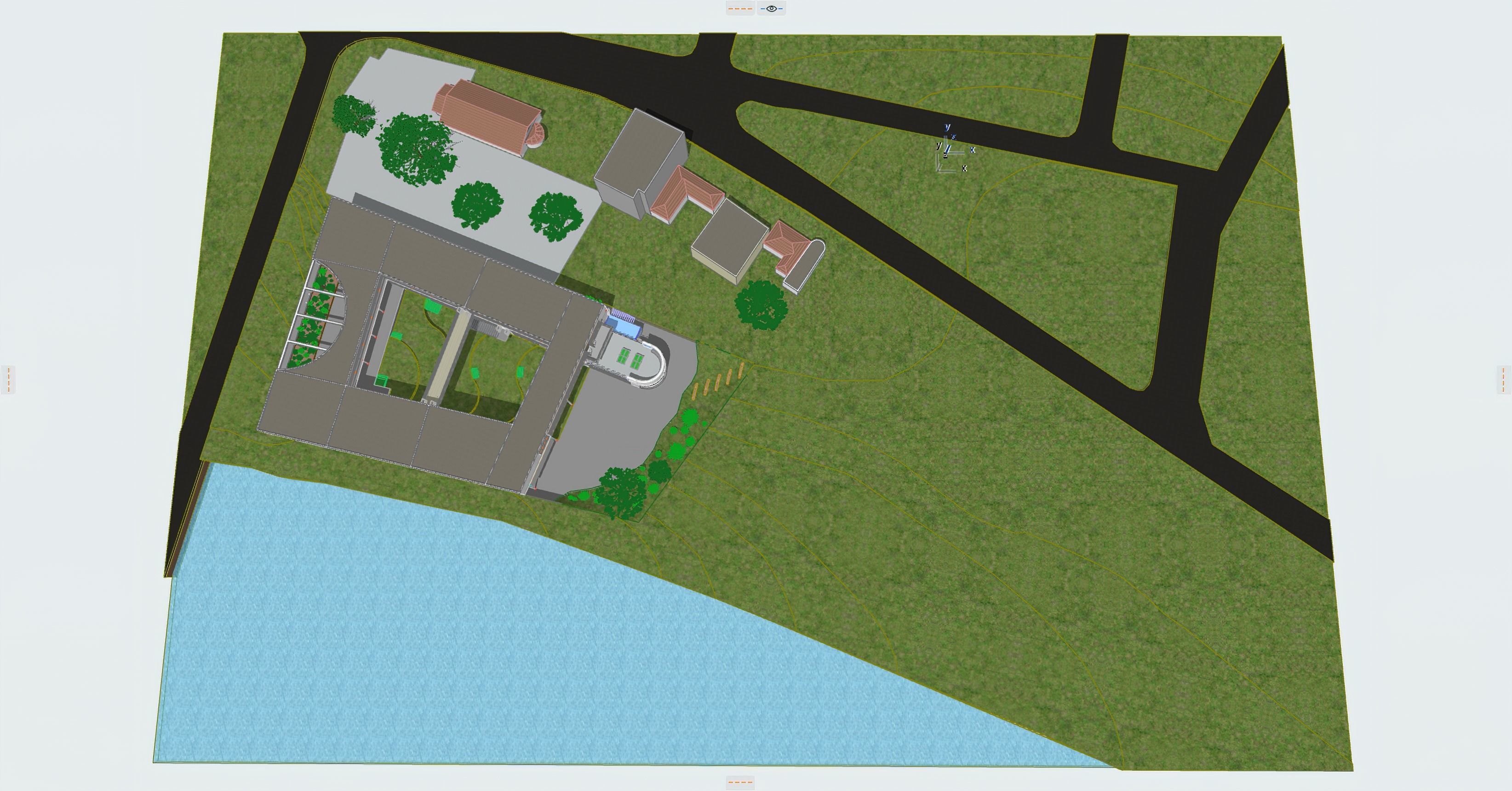PUBLIC ELEMENTARY SCHOOL for Archicad with plans obj and fbx 3D model_22