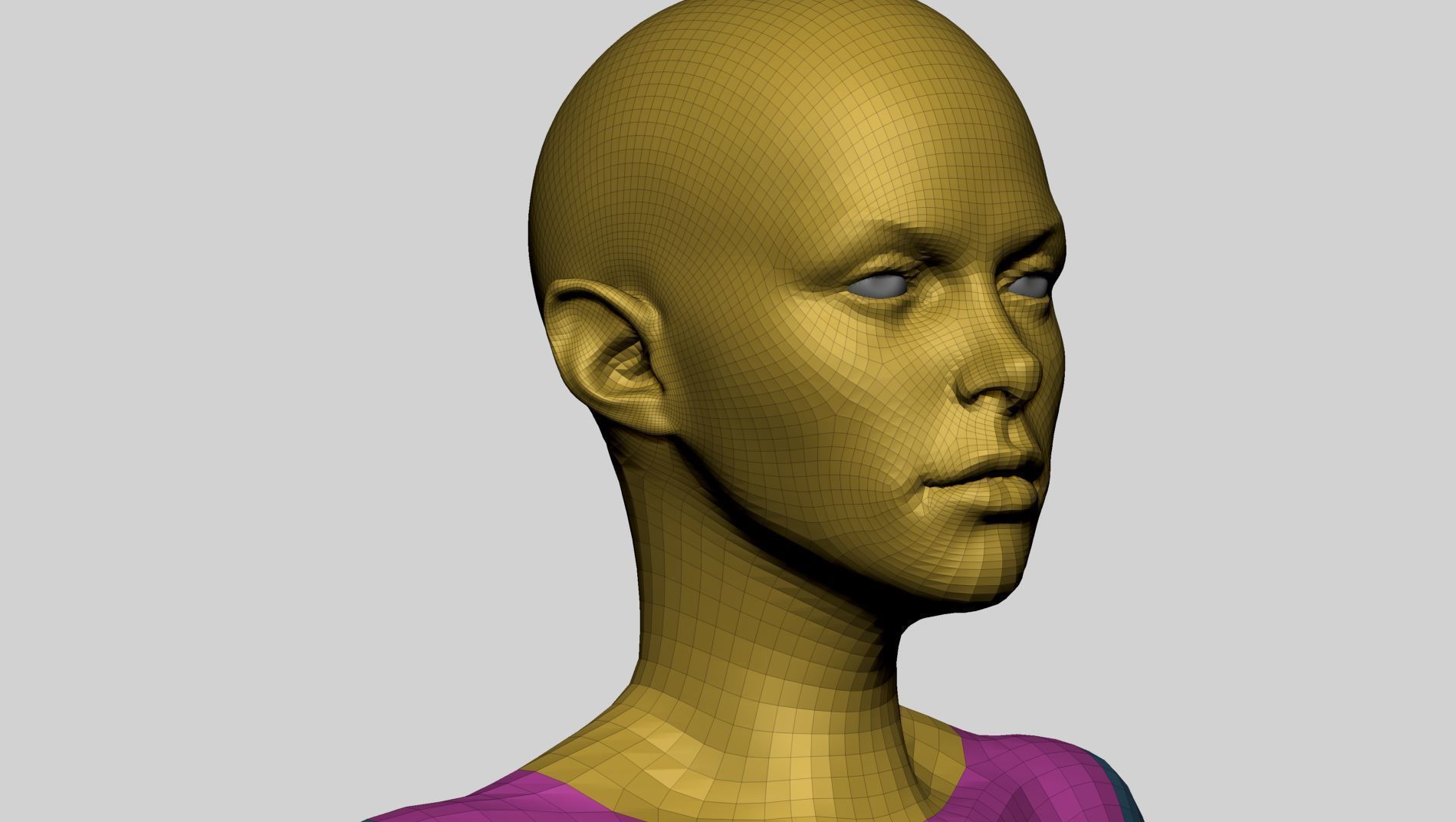 Base Female Anatomy A 3D model_17