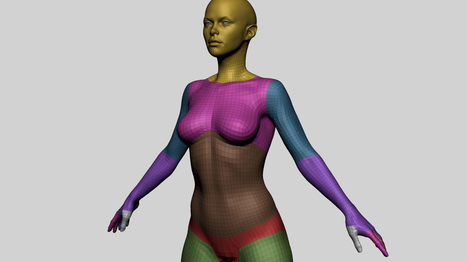 Base Female Anatomy A 3D model_15