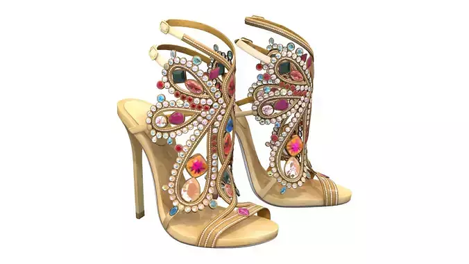 Gemstones Luxury Heels