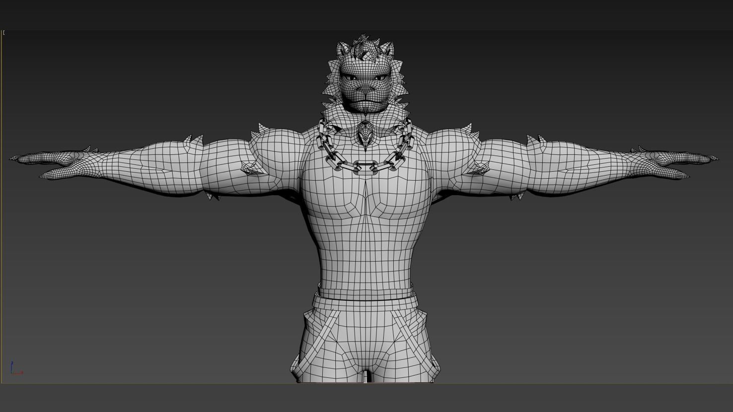 Mountain Furry Avatar 3D model_6
