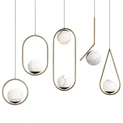 HOOP PLANET Low-poly 3D model