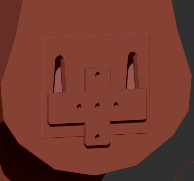 Low Poly Rhinoceros Head Mounted Sculpture 3D print model_12