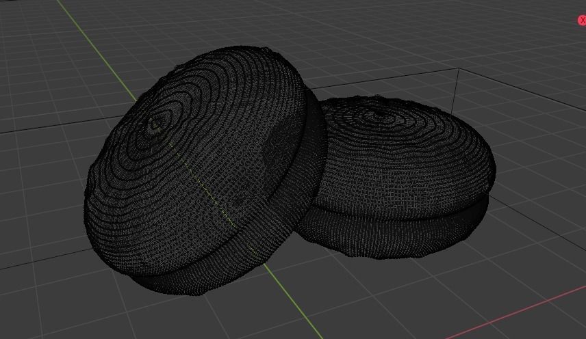 Choco Pie 3D model_10