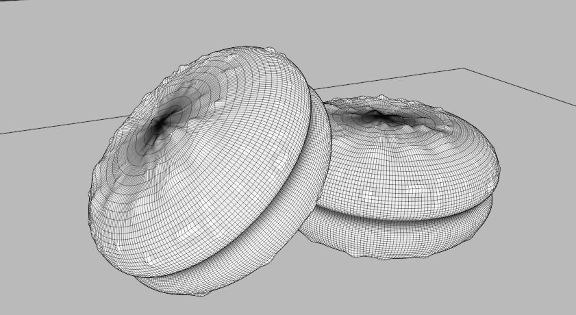 Choco Pie 3D model_9
