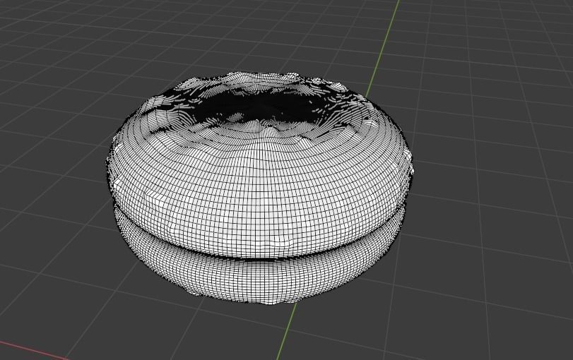 Choco Pie 3D model_7