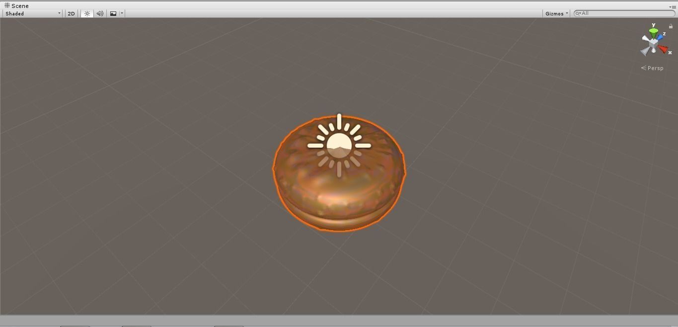 Choco Pie 3D model_12