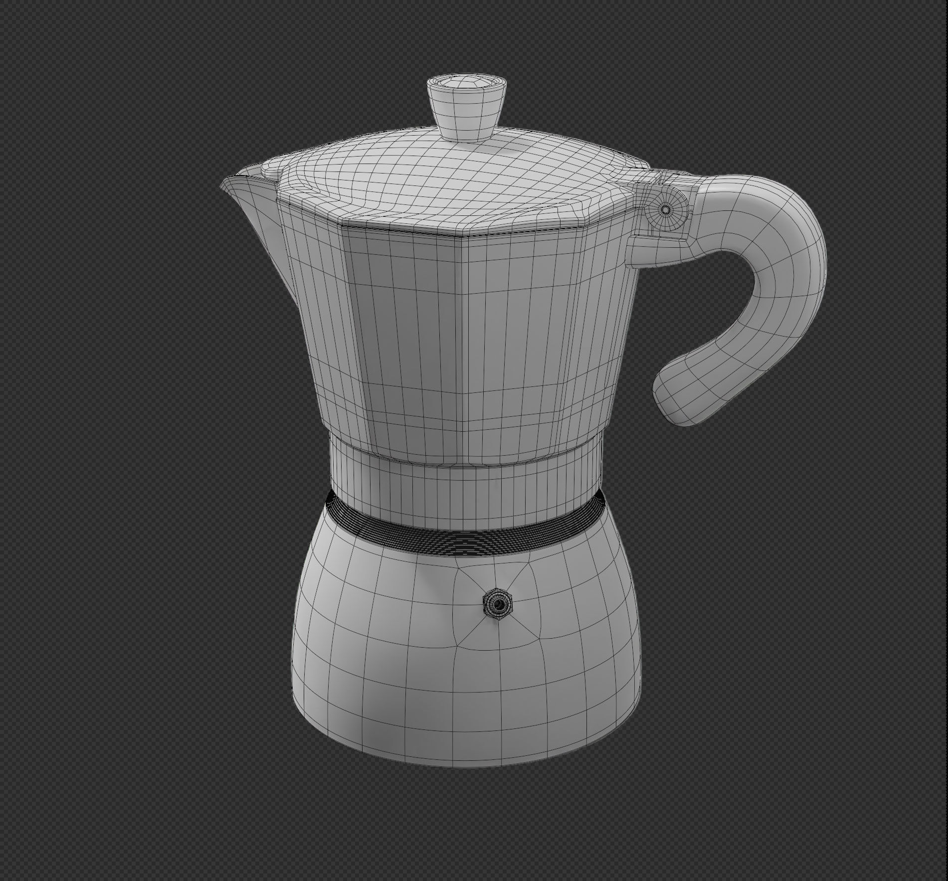 Moka Pot 3D model_12