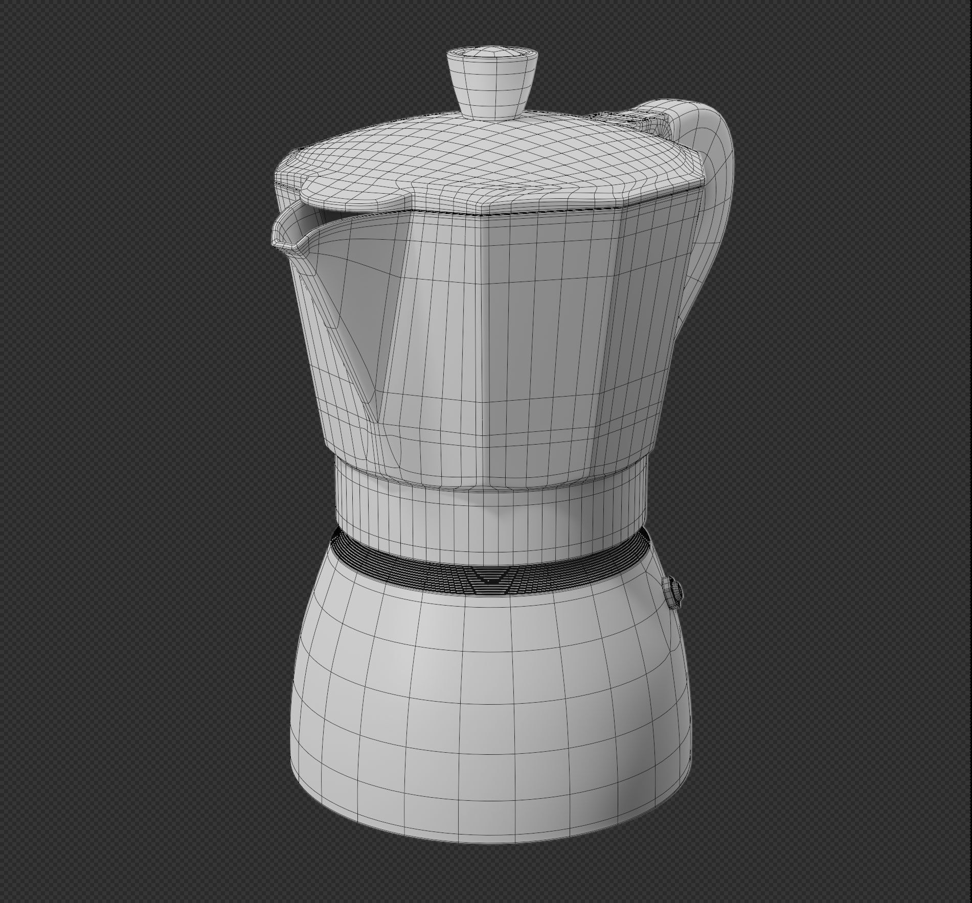 Moka Pot 3D model_11