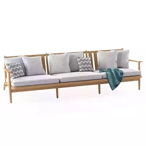 Levante 3-Seat Sofa 3D model