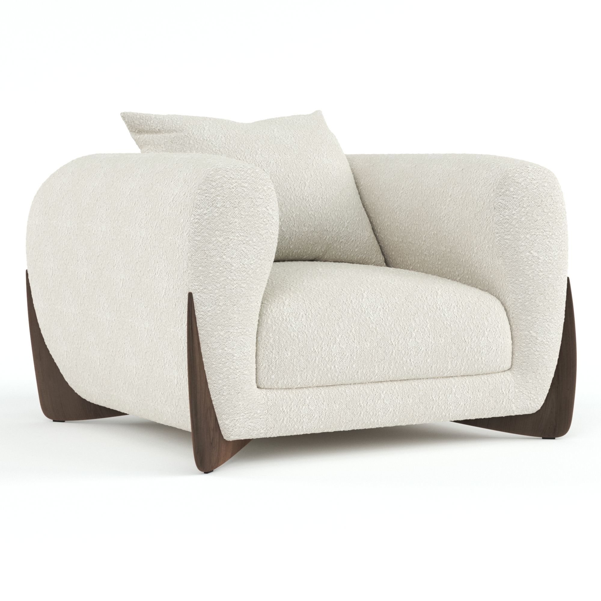 SOFTBAY lounge chair - person 3D model_1