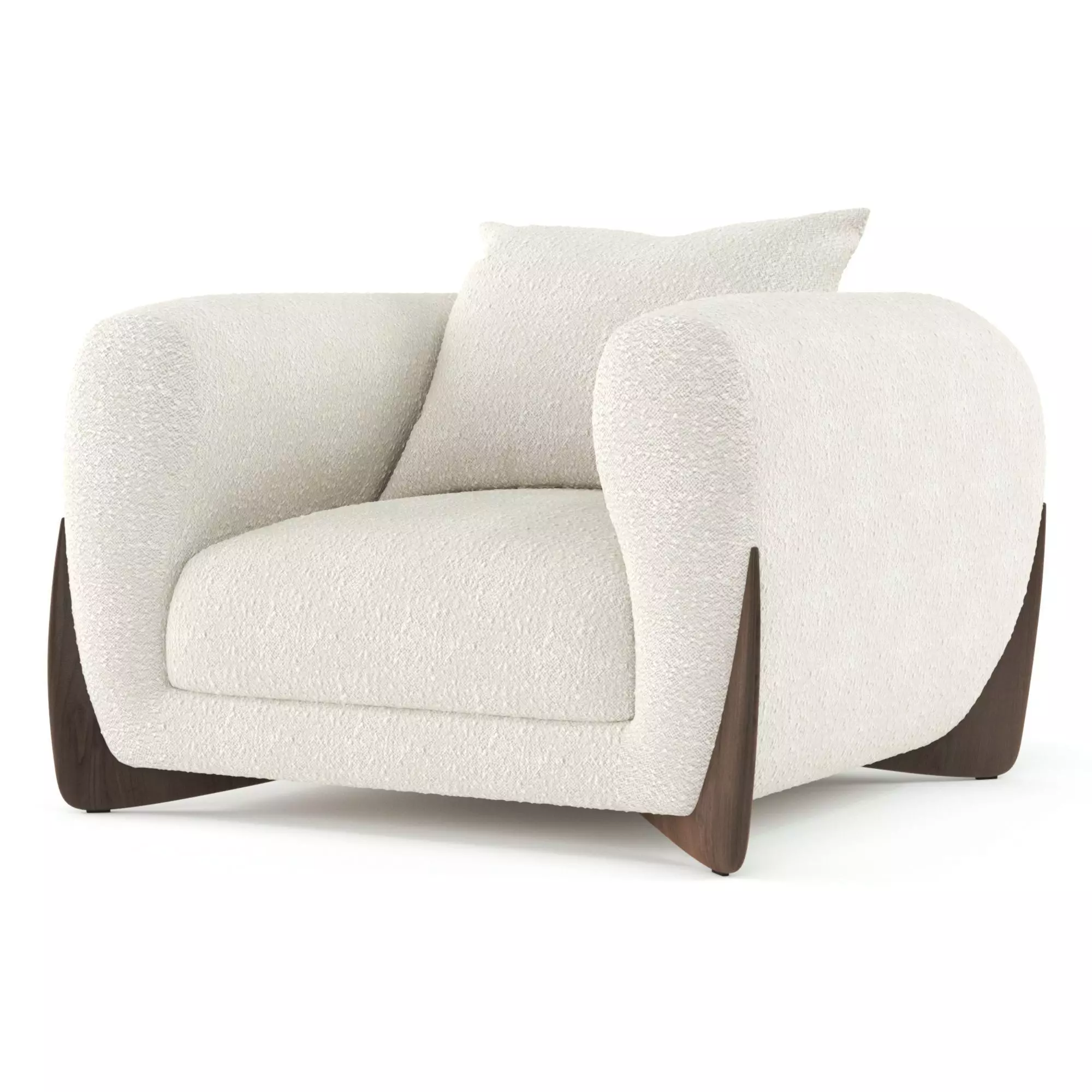 SOFTBAY lounge chair - person 3D model_0