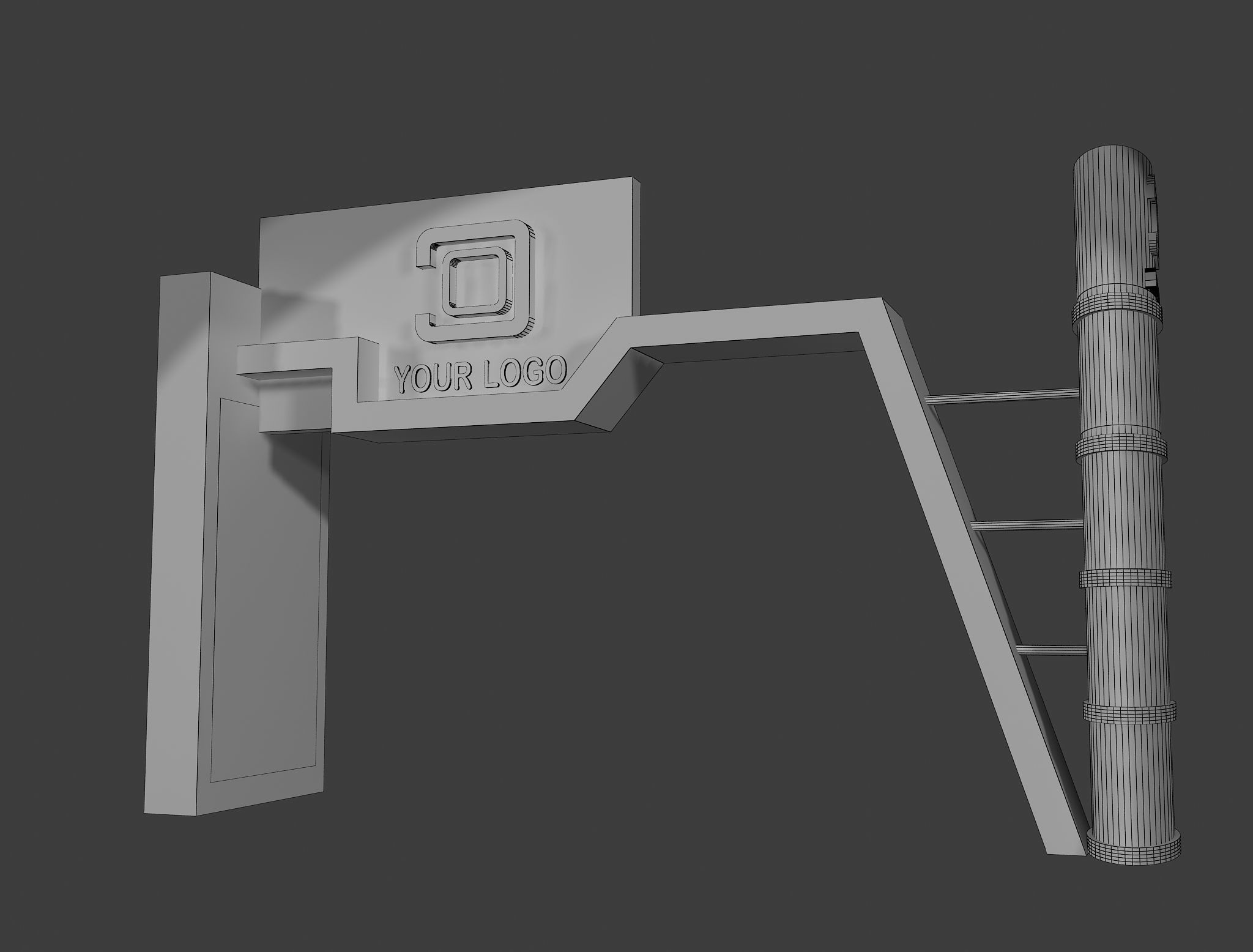 Fair Gate exhibition Event a442d 3D model_1