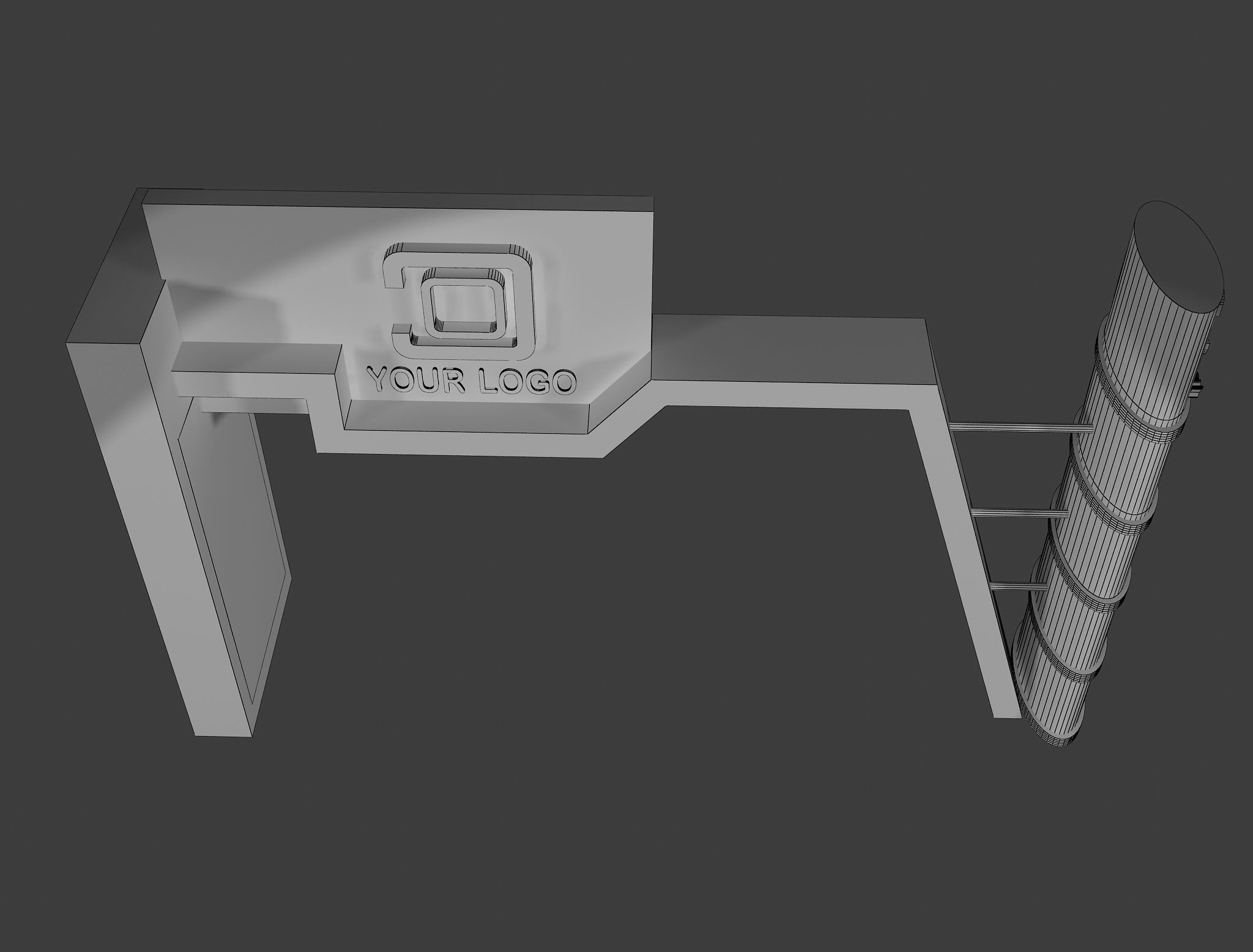 Fair Gate exhibition Event a442d 3D model_3