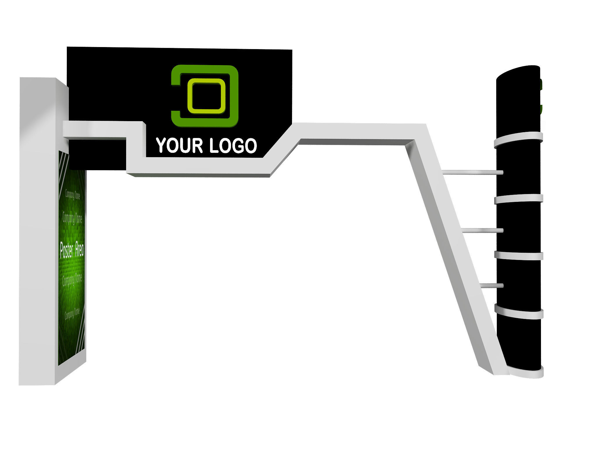 Fair Gate exhibition Event a442d 3D model_4