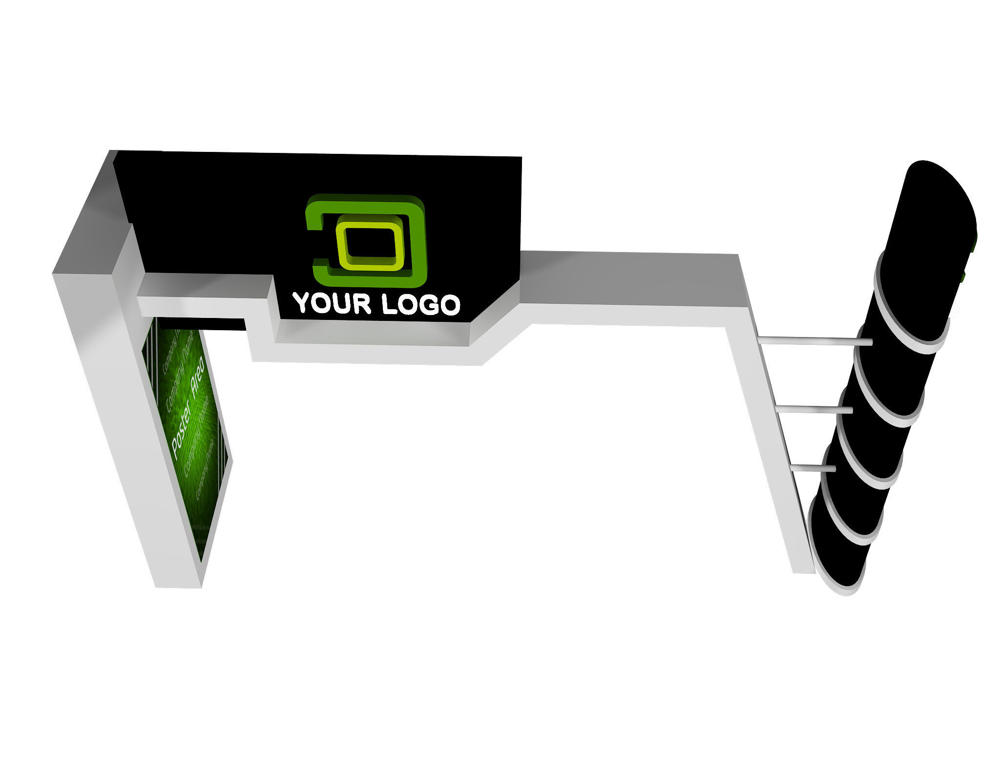 Fair Gate exhibition Event a442d 3D model_2