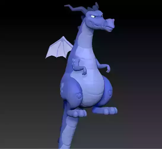 Drakon Stylized Low-poly 3D model