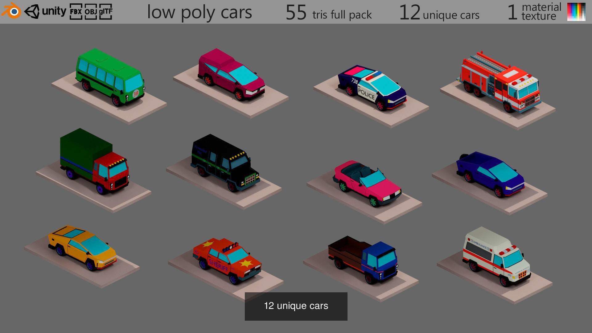 City and Car 3D Model Collection_2