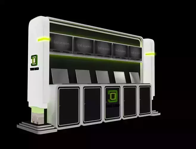  Booth Exhibition Stand a444c