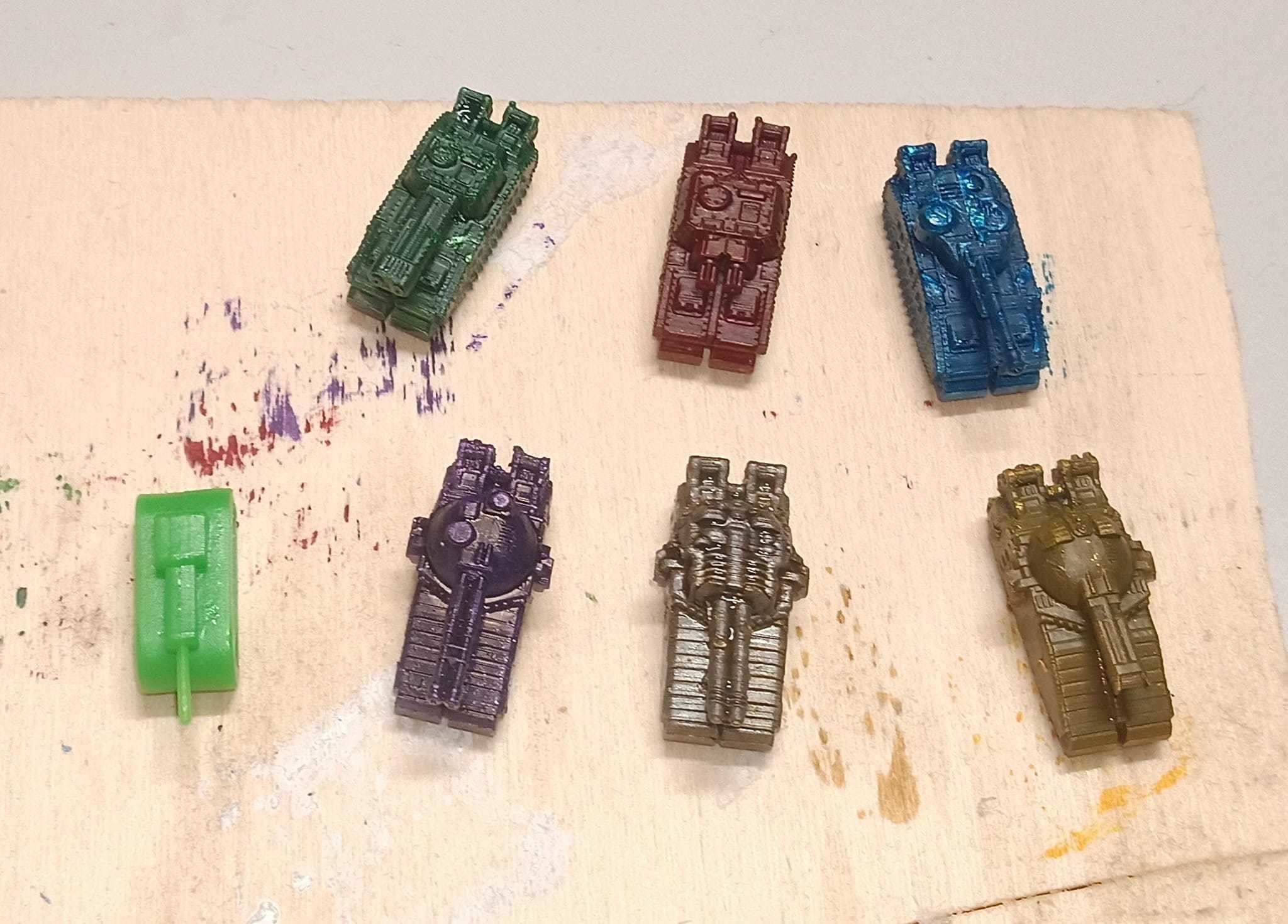 Custom TANK SET FOR table battlegames 3D print model_4