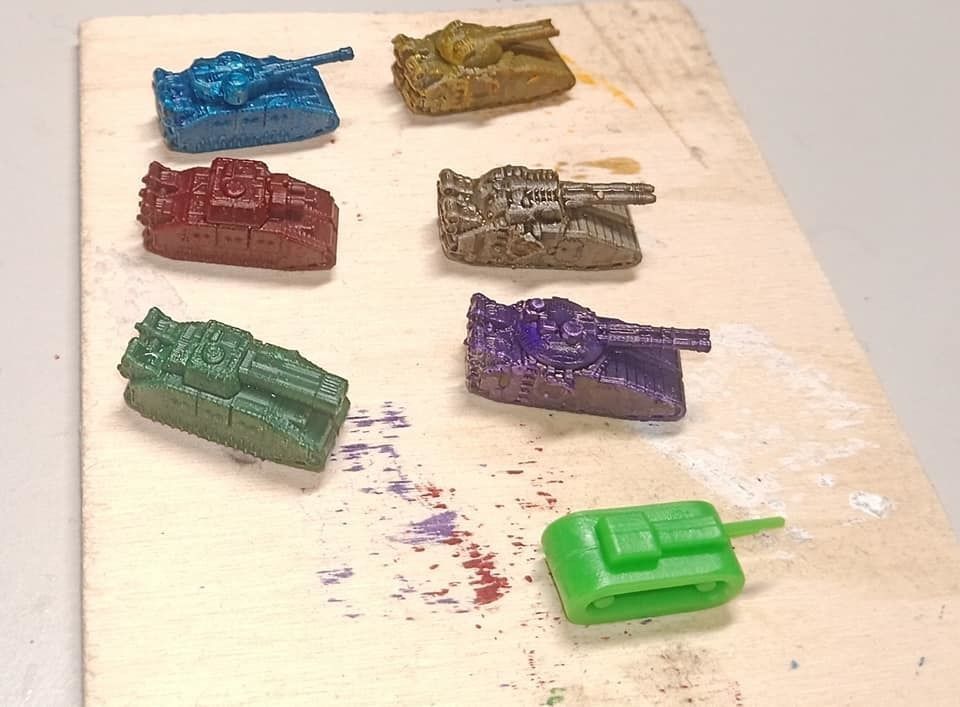 Custom TANK SET FOR table battlegames 3D print model_6