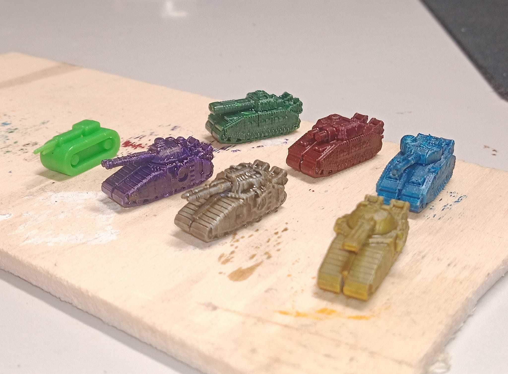 Custom TANK SET FOR table battlegames 3D print model_5