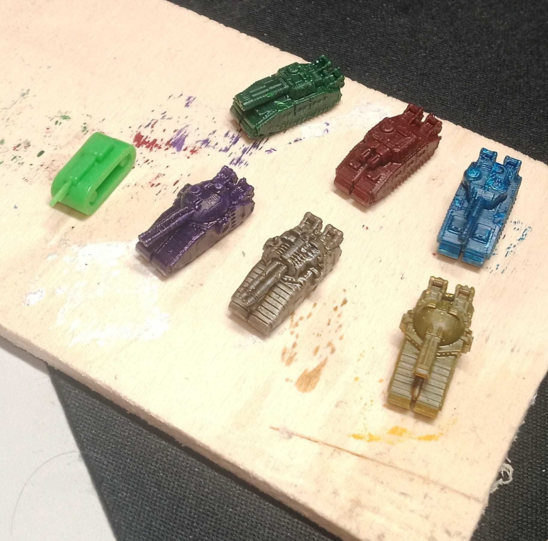 Custom TANK SET FOR table battlegames 3D print model_1