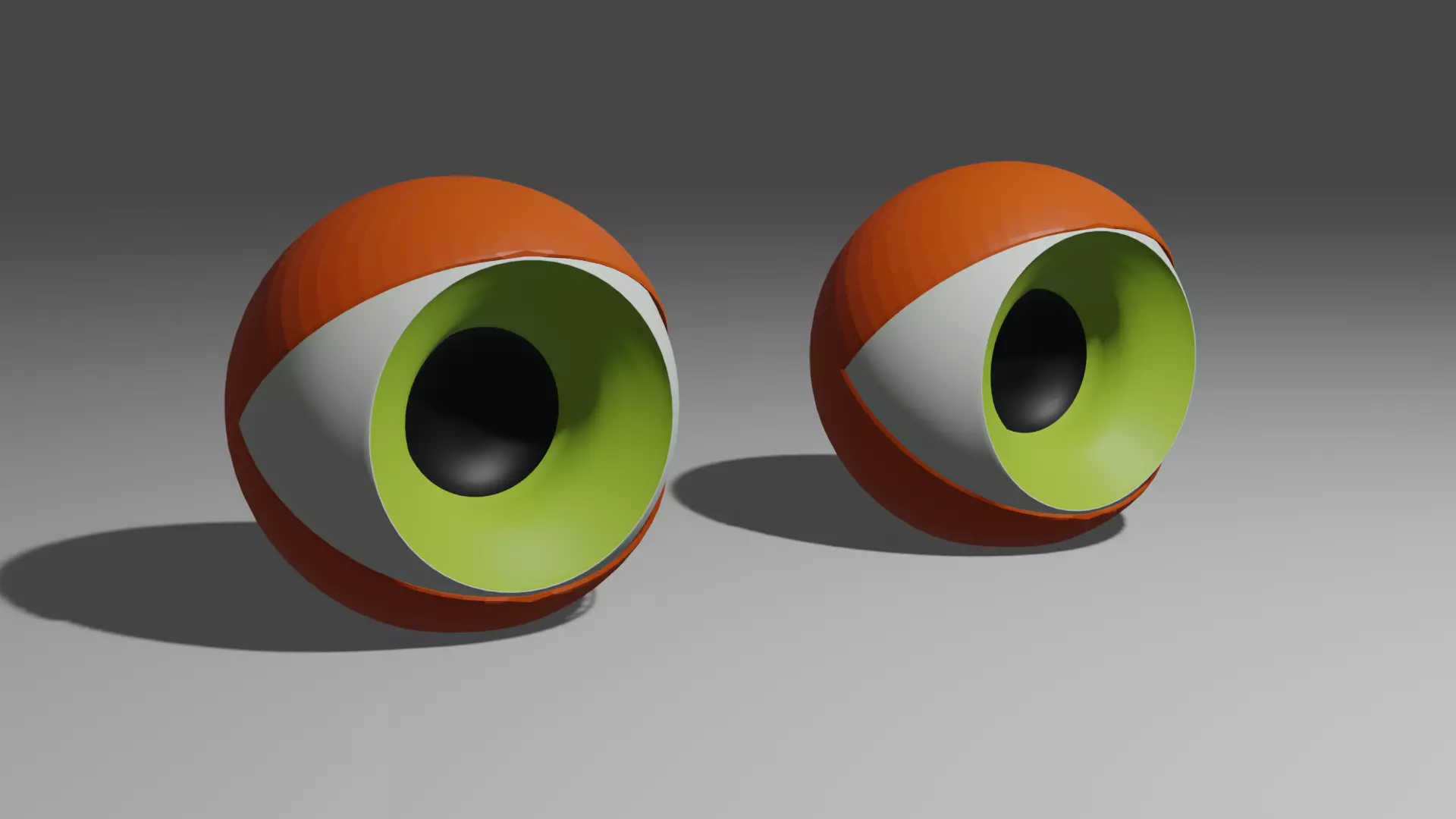 Simple Eye Low-poly 3D model