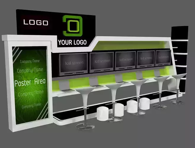  Booth Exhibition Stand a444e 