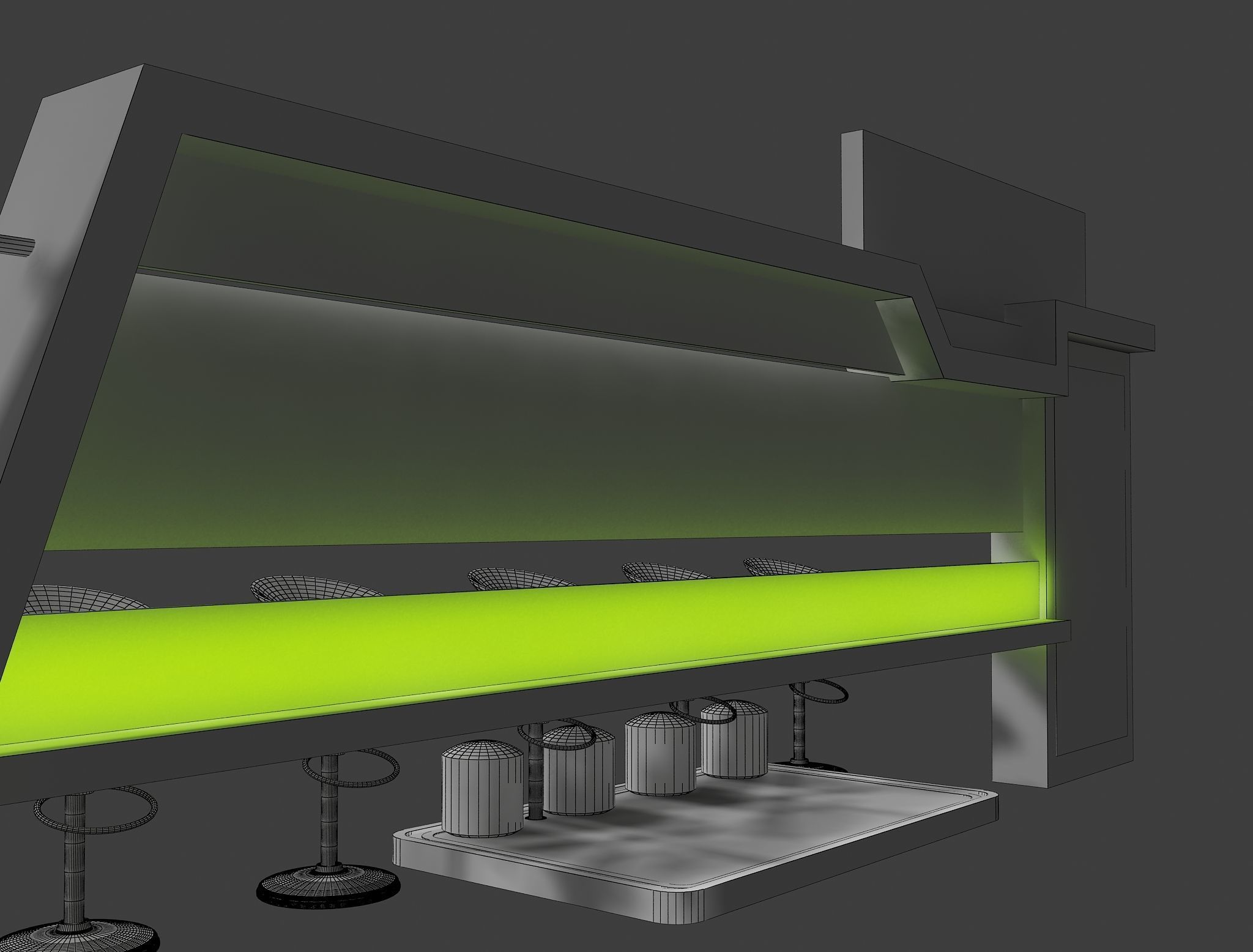 Booth Exhibition Stand a444e 3D model_9